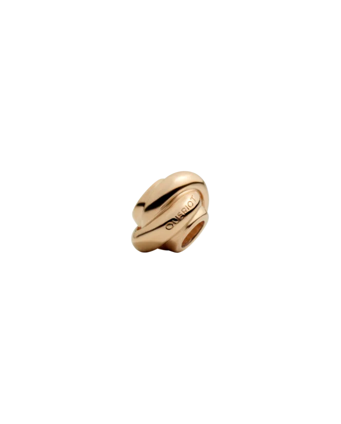 divisiorio per bracciale queriot nodo grande in oro rosa 9 carati