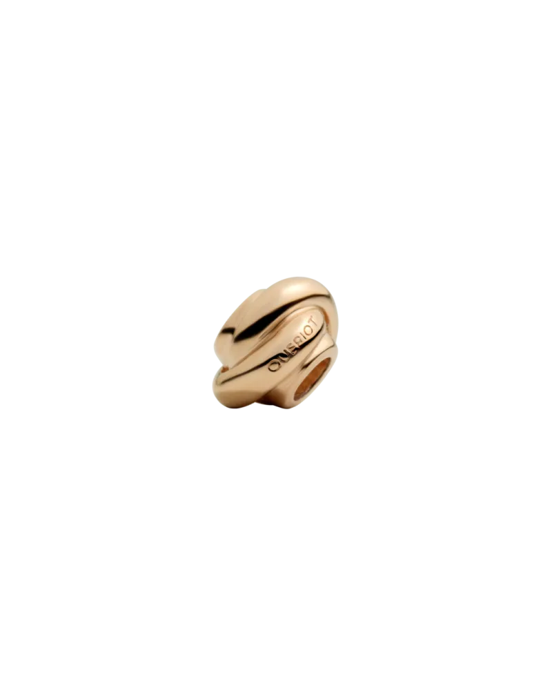 large knot queriot bracelet divider in 9k rose gold