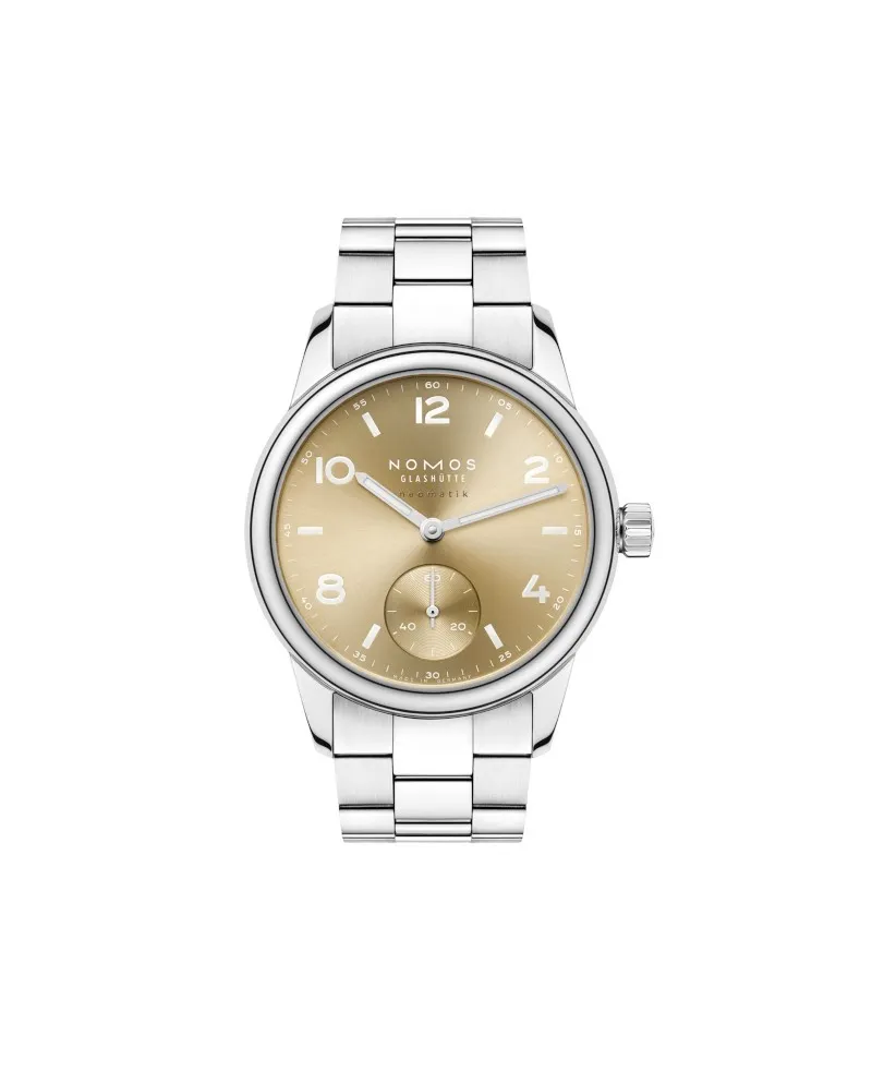 Orologio Nomos Glashütte Club Sport Neomatik Gold 34 mm Orologio Nomos Glashütte Club Sport Neomatik Gold 34 mm