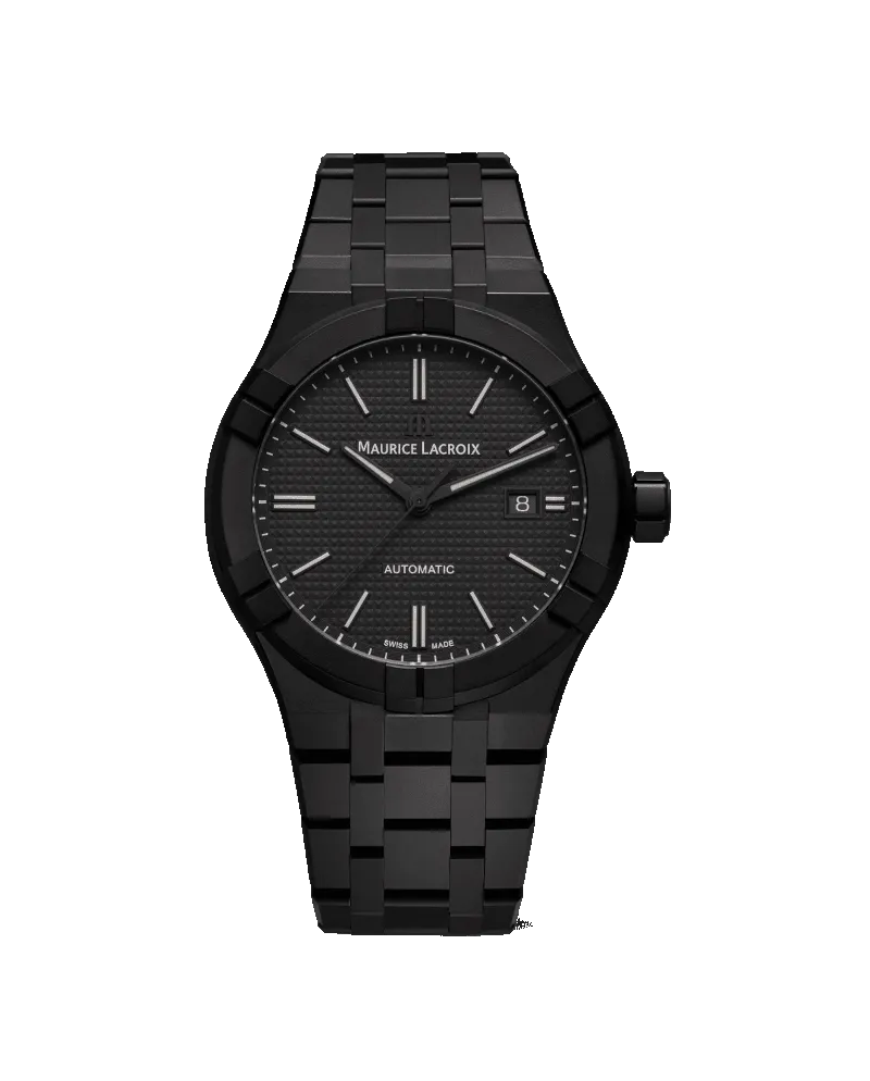Montre automatique en céramique noire Maurice Lacroix Aikon 42 mm