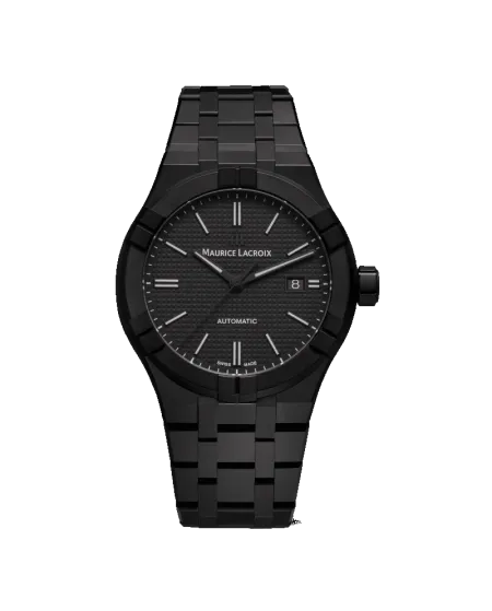 Montre automatique en céramique noire Maurice Lacroix Aikon 42 mm