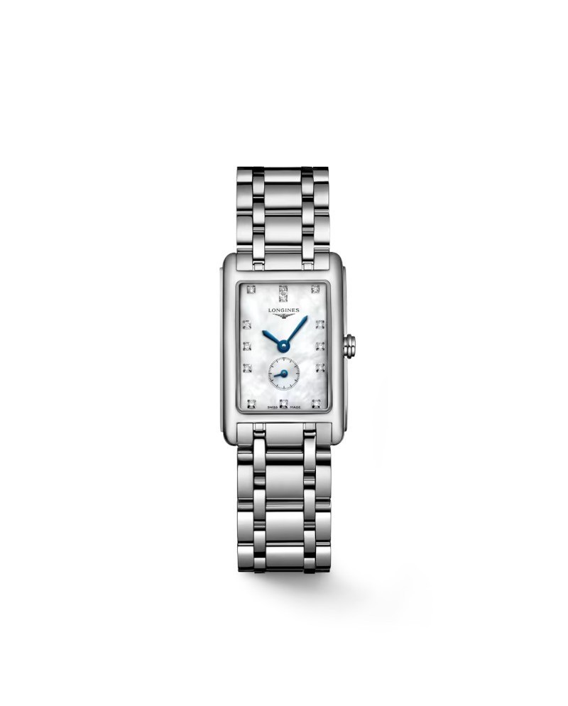 Longines DolceVita Watch with Mother of Pearl Dial and Diamonds