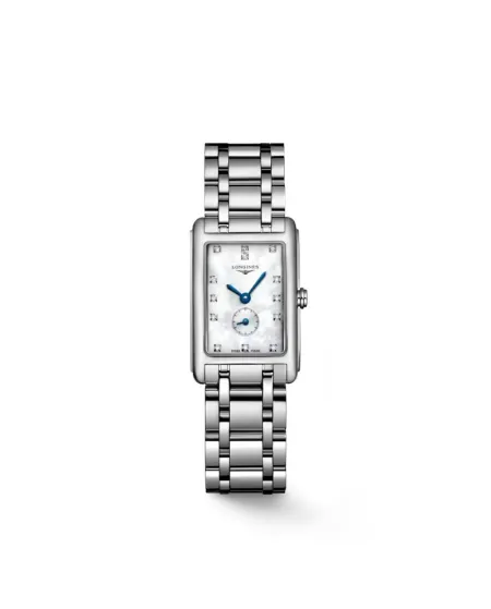 Montre Longines DolceVita avec cadran en nacre et diamants