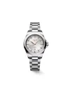 Longines Conquest Watch with Silver Dial and 30mm Steel Strap