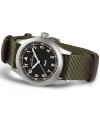 Montre Hamilton Khaki Field Quartz avec bracelet Nato noir