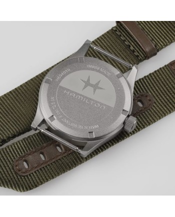 Orologio Hamilton Khaki Field Quartz Nero con Cinturino Nato