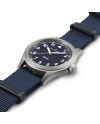 Montre Hamilton Khaki Field Quartz avec bracelet Nato bleu