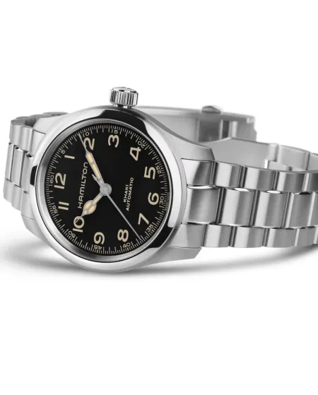 Montre Hamilton Khaki Field Murph 38 mm avec bracelet en acier