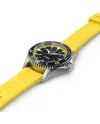 Hamilton Khaki Navy Scuba Auto Yellow Rubber Strap Watch