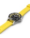 Orologio Hamilton Khaki Navy Scuba Auto Giallo con Cinturino in Caucciù