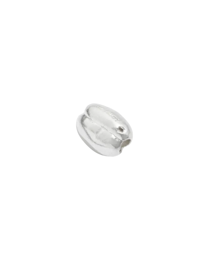 divisorio bracciale queriot bead chicco di caffe in argento lucido