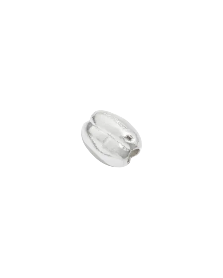 divisorio bracciale queriot bead chicco di caffe in argento lucido