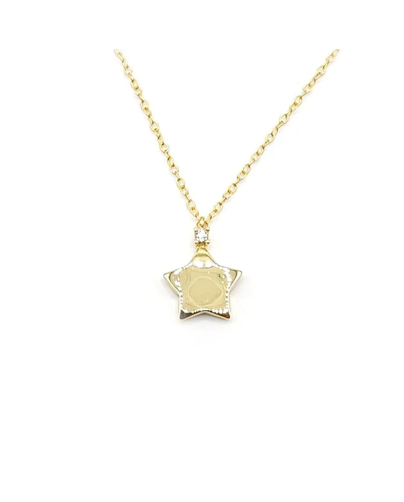 Casella Gioielli Yellow Gold Choker with Star