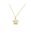 Collier ras du cou en or jaune avec étoile Casella Gioielli