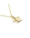 Collier ras du cou en or jaune avec étoile Casella Gioielli