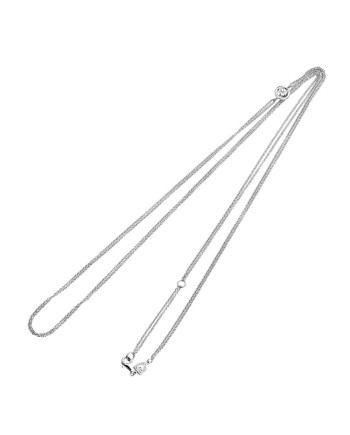 Collana rolò doppia Chantecler con intercalare Galletto in oro bianco