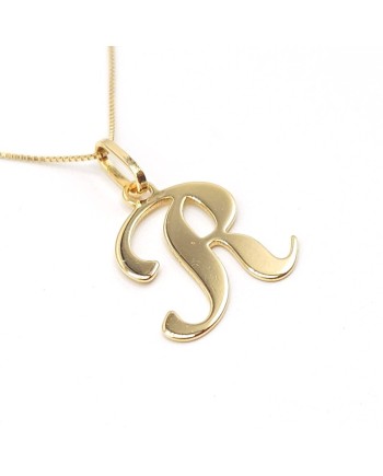 Casella Gioielli Yellow Gold Choker with Letter "R"