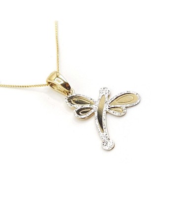 Casella Gioielli Choker in Two-Tone Gold with Dragonfly