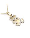Casella Gioielli Choker in Two-Tone Gold with Teddy Bear