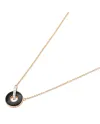 Ponte Vecchio Promesse Choker in Rose Gold with Onyx and Diamond Pendant