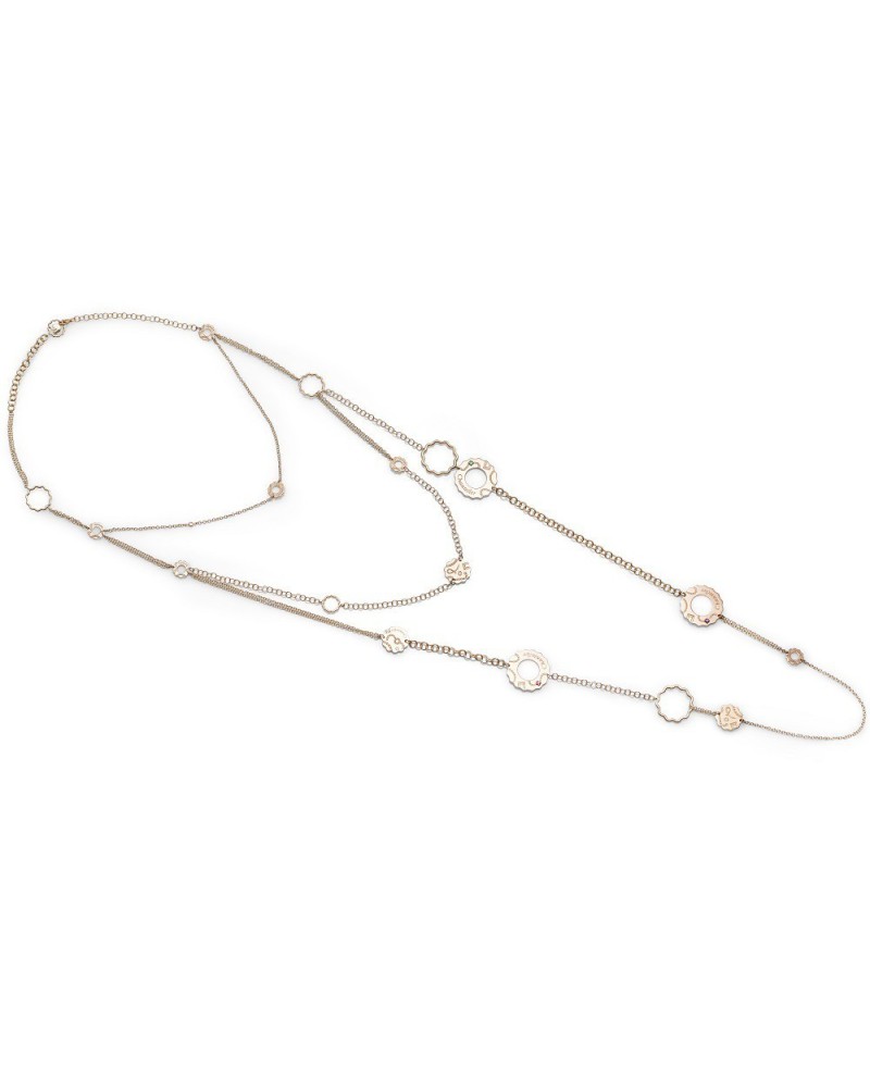 chantecler suamèm triple strand necklace in diamond gold