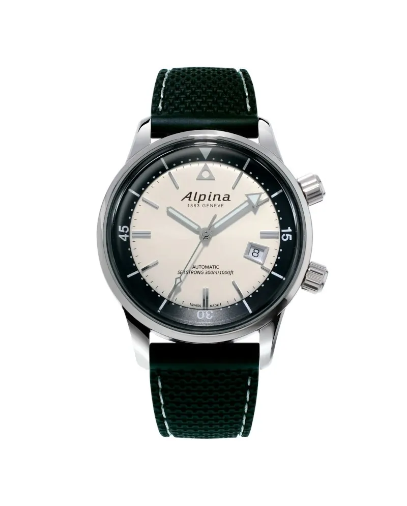 Orologio Alpina Seastrong Diver Heritage Bianco