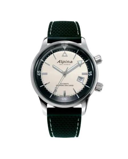 Orologio Alpina Seastrong Diver Heritage Bianco