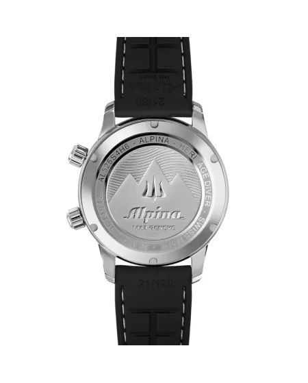 Montre Alpina Seastrong Diver Heritage blanche