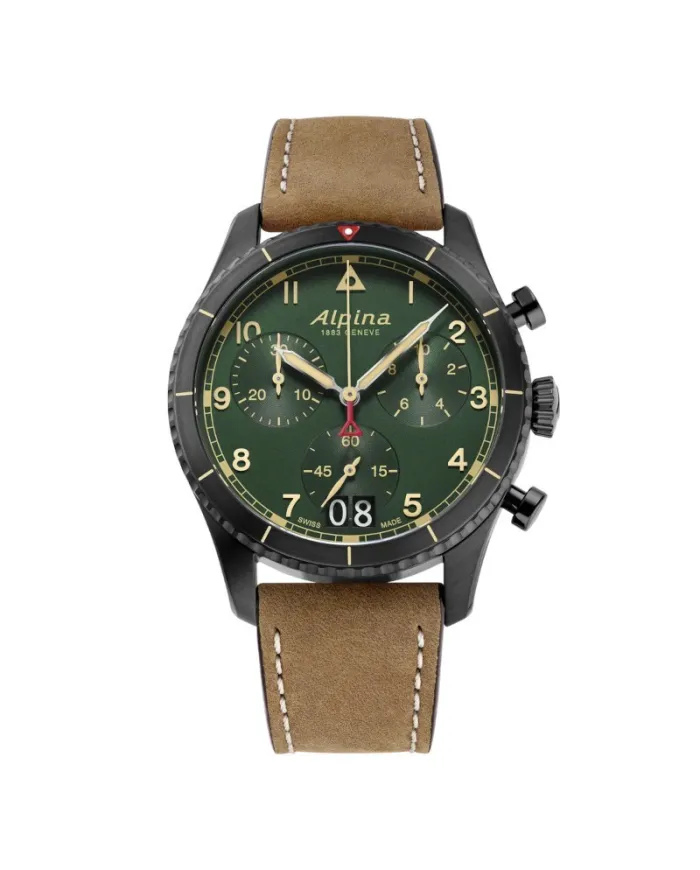 Orologio Alpina Pilot Startimer Quartz Chronograph Big Date