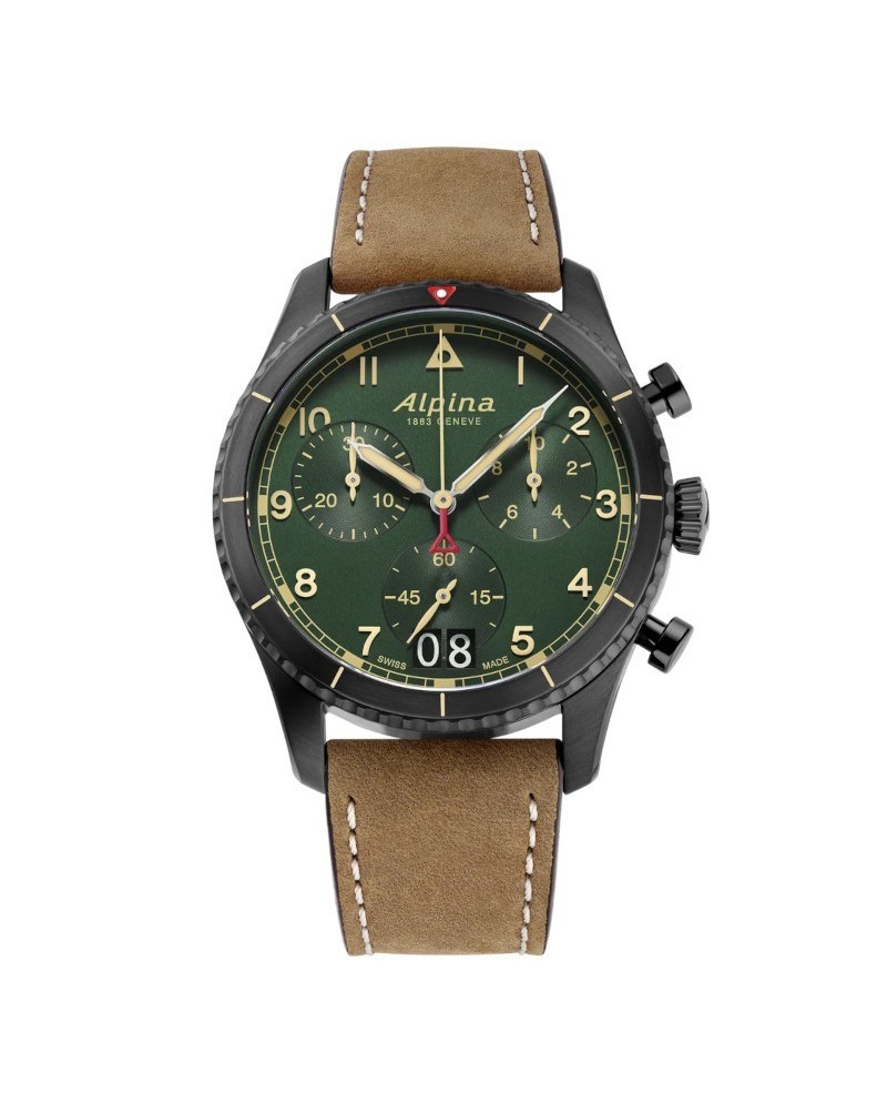Orologio Alpina Pilot Startimer Quartz Chronograph Big Date