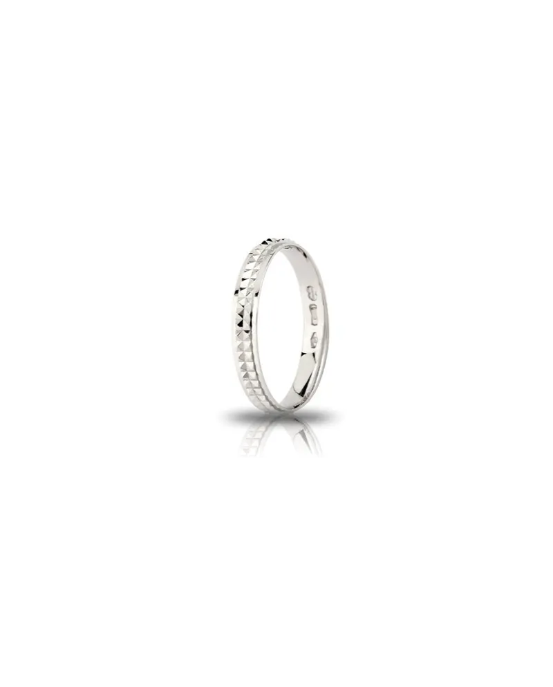 Bague de fiançailles Giacinto d'Unoaerre en argent blanc 3,0 mm