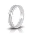 Fedina di Fidanzamento Unoaerre Biancospino in Argento Bianco 3,8 mm