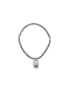 bracciale elastico in argento chantecler con campanella in argento