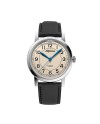 Montre Alpina Heritage beige avec bracelet en cuir