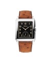 Alpina Heritage Carrée Automatic 140 Years Black Leather Strap Watch