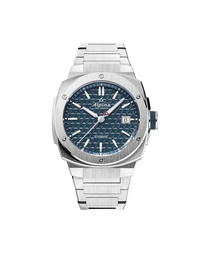 Montre Alpina Extreme Automatique en acier bleu