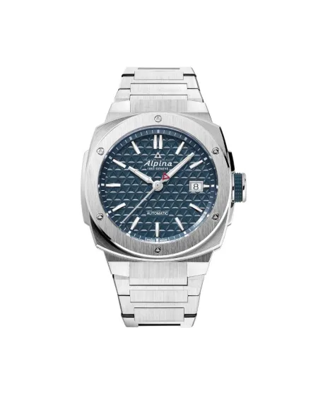 Montre Alpina Extreme Automatique en acier bleu