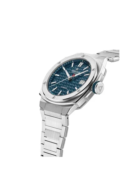 Montre Alpina Extreme Automatique en acier bleu