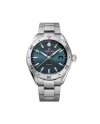 Alpina Automatic Blue Watch with Steel Strap
