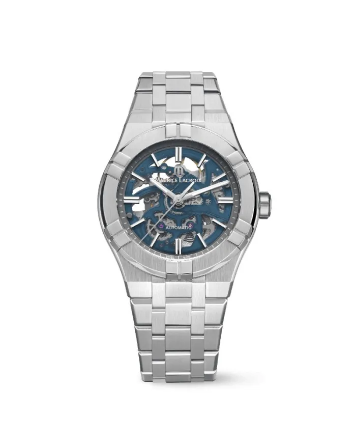 Orologio Maurice Lacroix Aikon Automatic Skeleton Blu 39 mm