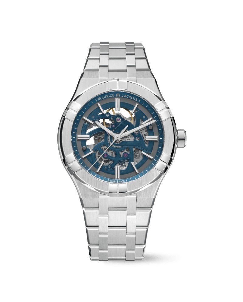 Orologio Maurice Lacroix Aikon Automatic Skeleton Blu 42 mm