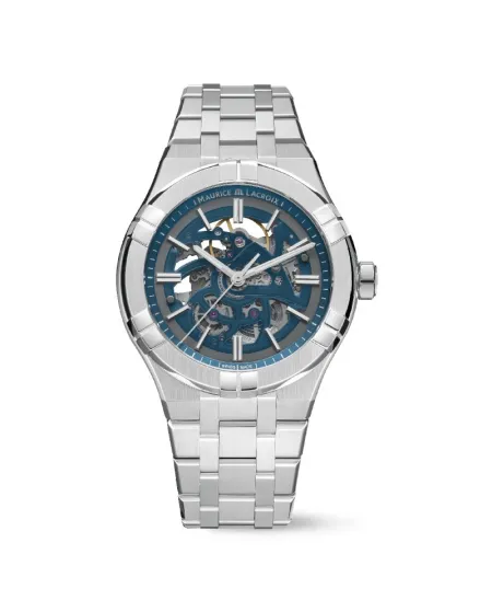 Orologio Maurice Lacroix Aikon Automatic Skeleton Blu 42 mm