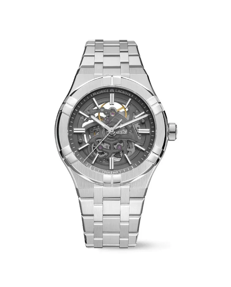 Orologio Maurice Lacroix Aikon Automatic Skeleton Grigio 42 mm