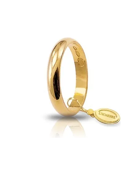 Alliance classique Unoaerre en or jaune 3 grammes