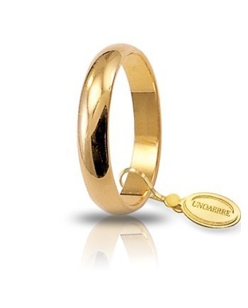 Alliance classique Unoaerre en or jaune 4 grammes