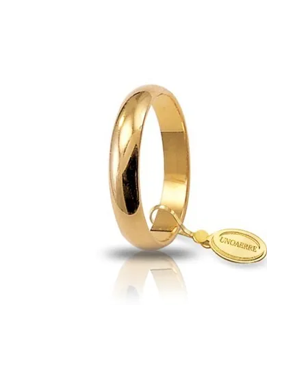Unoaerre Classic Wedding Ring in Yellow Gold 4 Grams