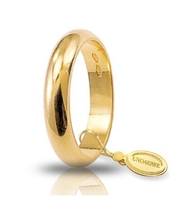 Unoaerre Classic Wedding Ring in Yellow Gold 6 Grams