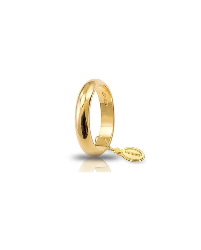Unoaerre Classic Wedding Ring in Yellow Gold 6 Grams