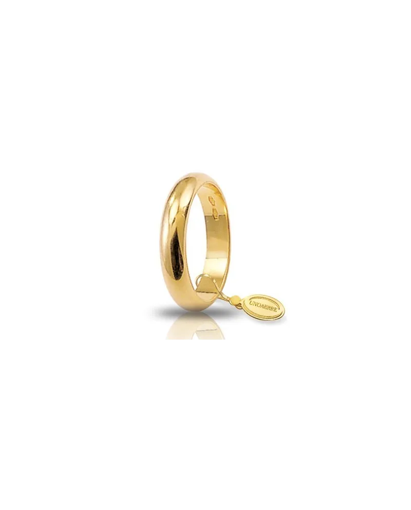 Fede Nuziale Unoaerre Classica in Oro Giallo 6 Grammi