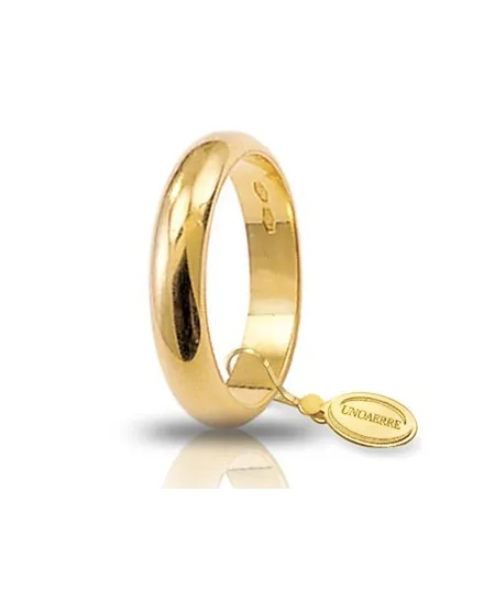 Unoaerre Classic Wedding Ring in Yellow Gold 6 Grams